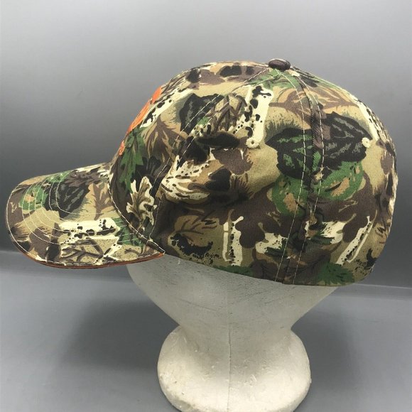 NAPA Auto Parts Outdoors Logo Camo Adjustable Trucker Baseball Strap Back Hat - Picture 3 of 8